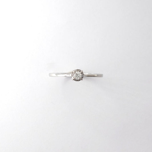 Anello Solitario in Oro  con Diamanti