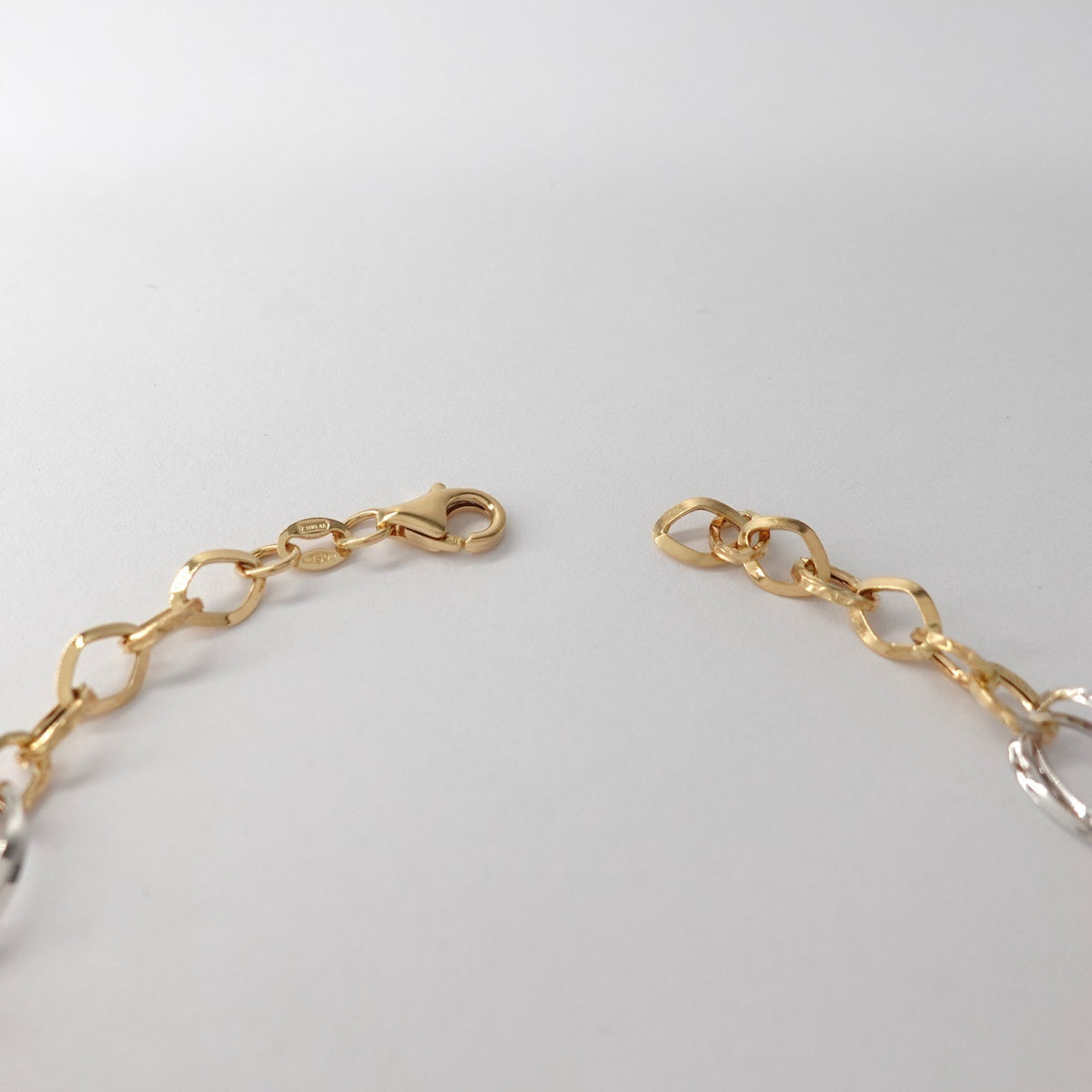 Bracciale in Oro  a Maglia Mista