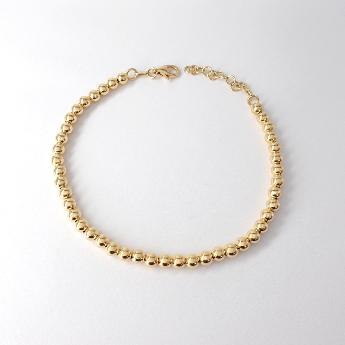 Bracciale con maglia a pallini