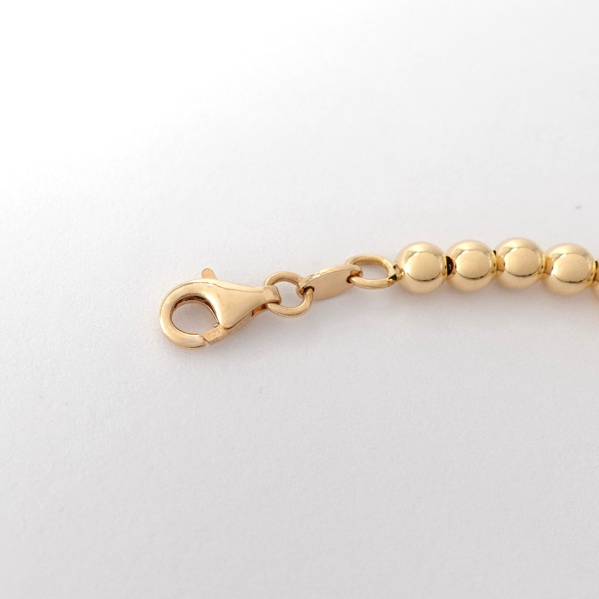 Bracciale con maglia a pallini