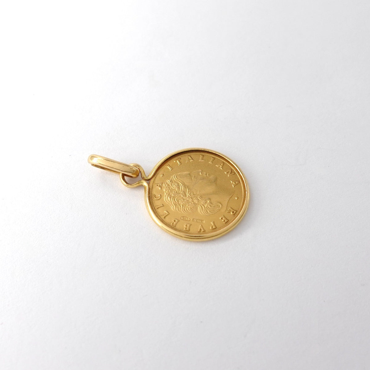 Ciondolo  con moneta 50 lire