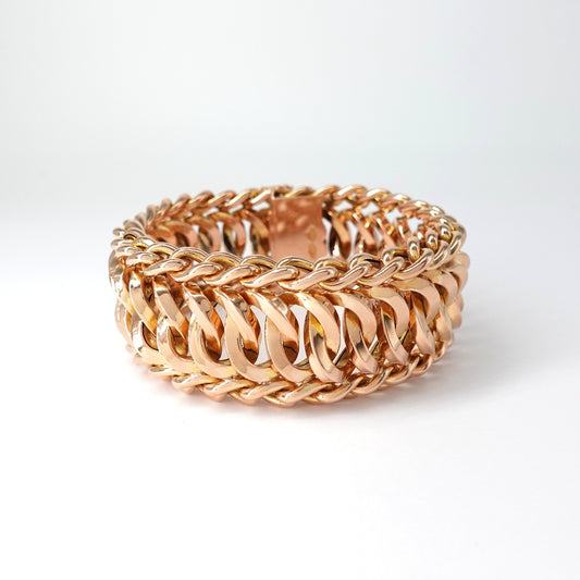 Bracciale a fascia alta lavorata