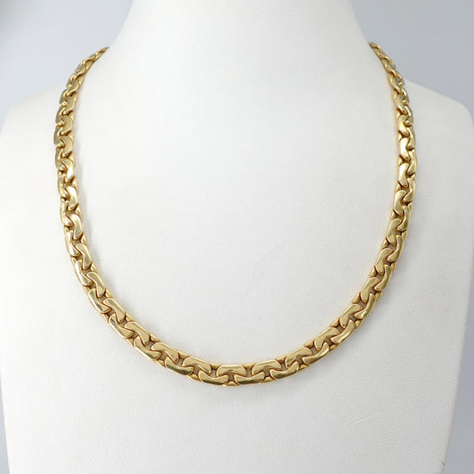 Collana a maglia doppia