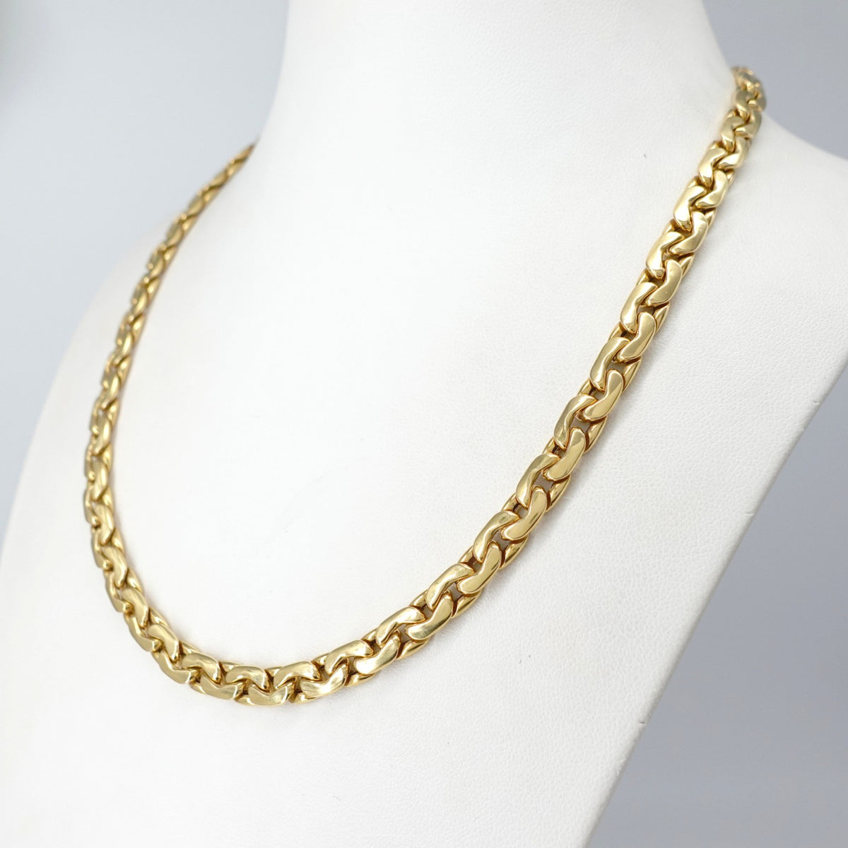 Collana a maglia doppia