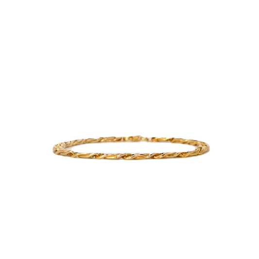 Bracciale maglia mista in oro