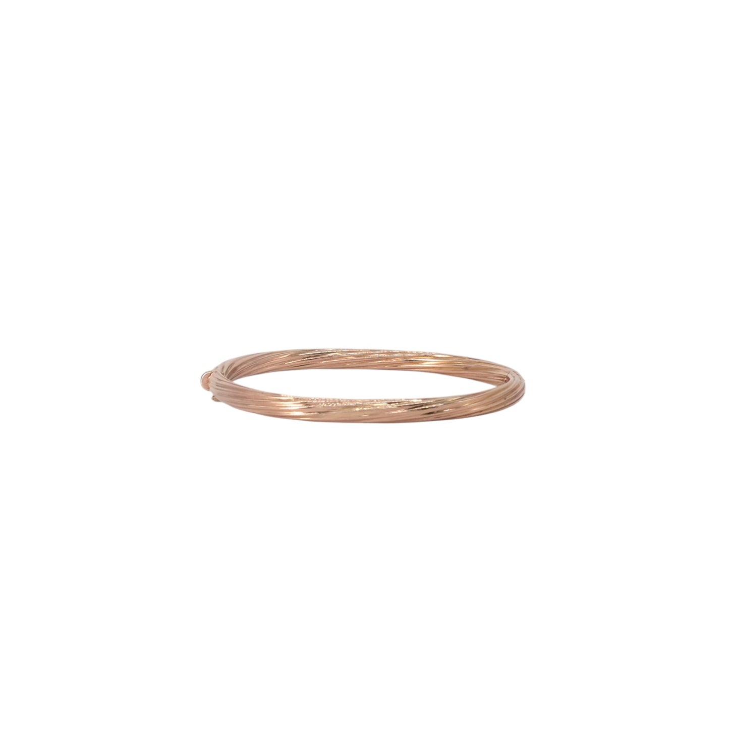 Bracciale rigido in oro rosè