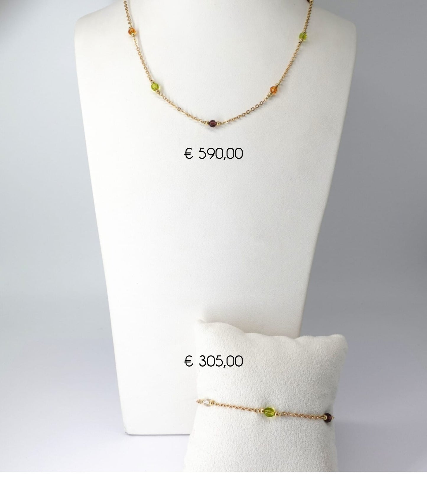 Parure con Tormaline