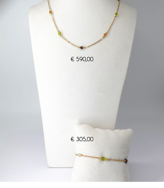 Parure con Tormaline