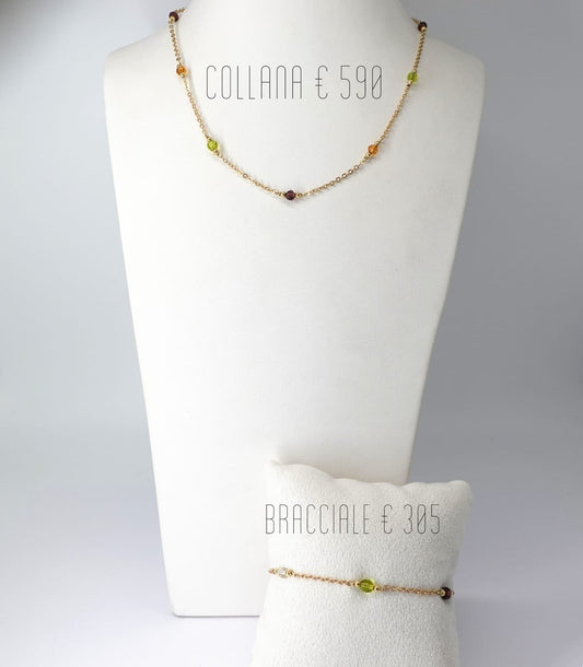 Parure con Tormaline