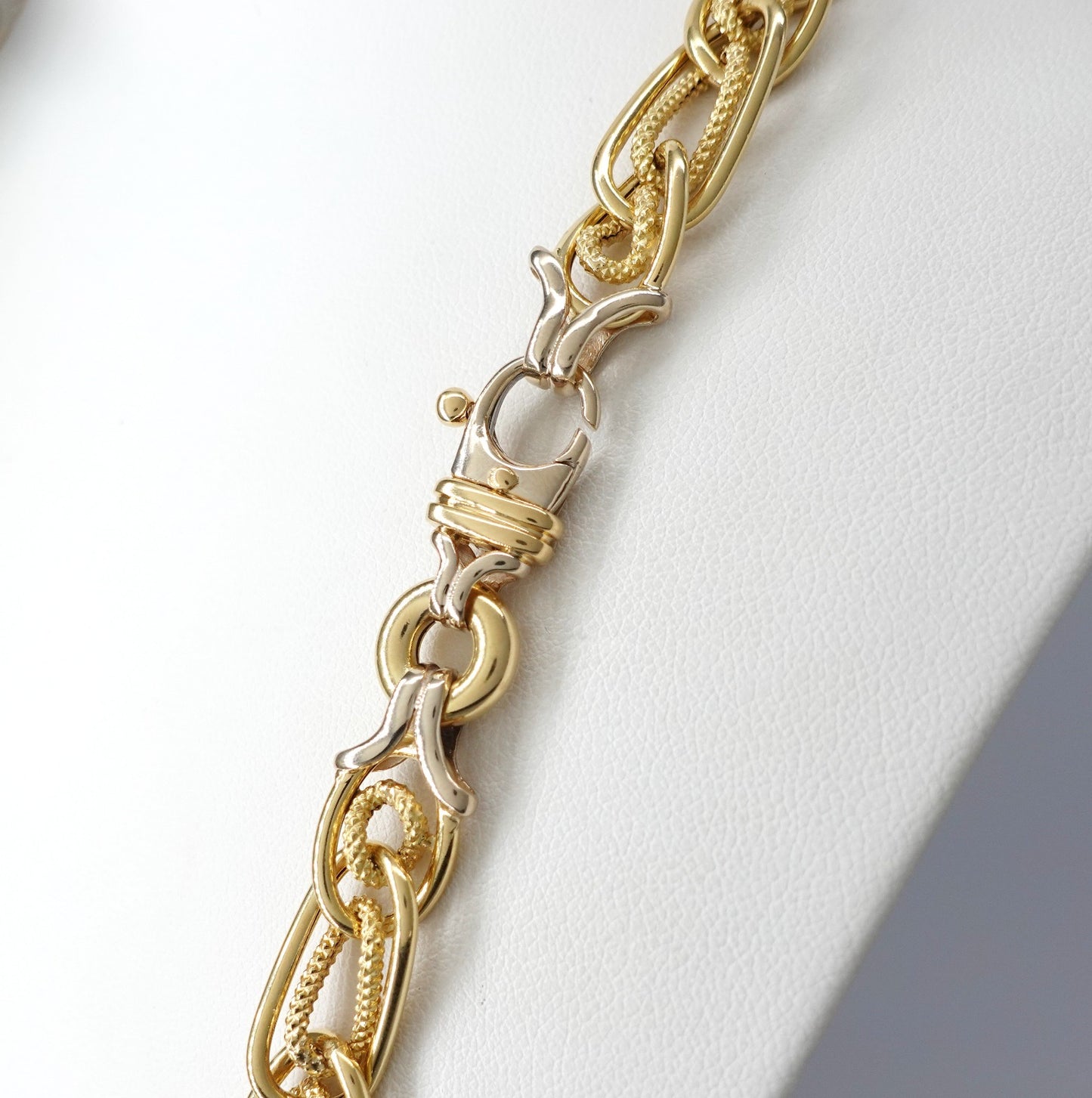 Collana a maglia mista