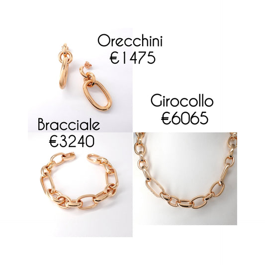 Parure maglia a catene