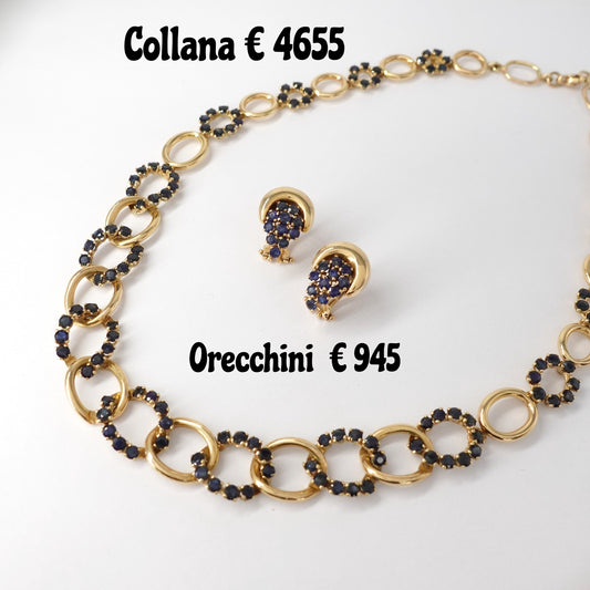 Parure girocollo e orecchini