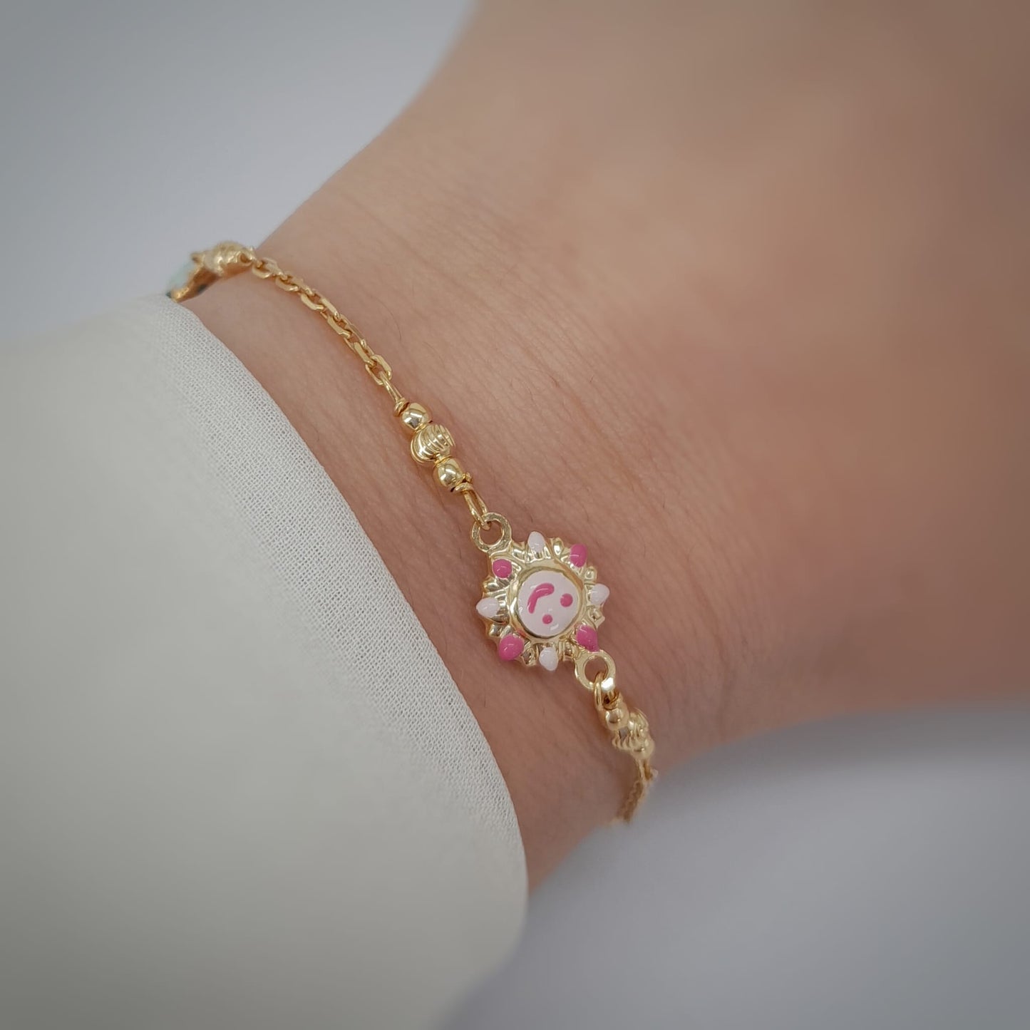 Bracciale  con fiori