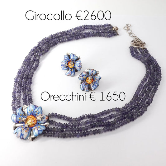 Parure Parure "Bouquet d'Inverno" - Firmata GABRIELLA RIVALTA
