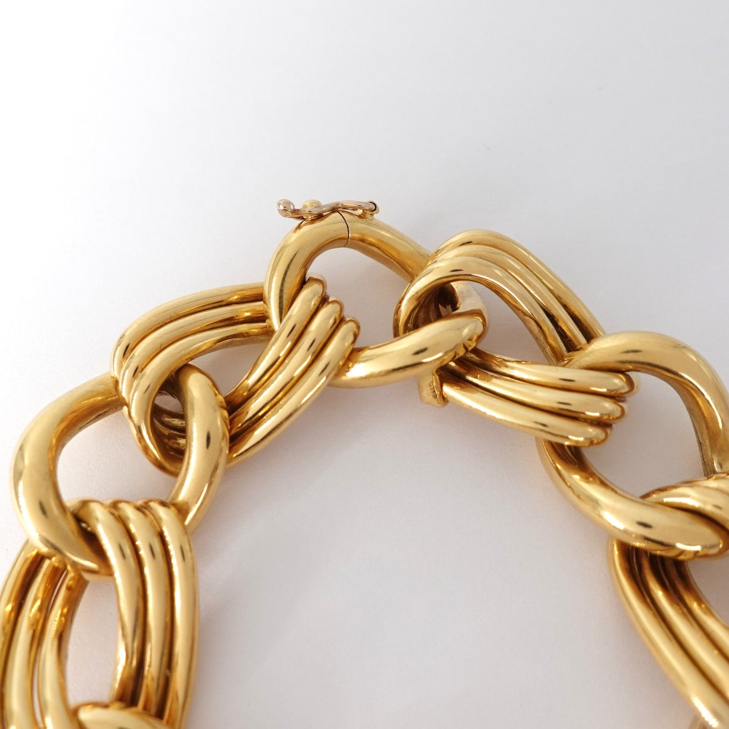 Bracciale a maglia alternata