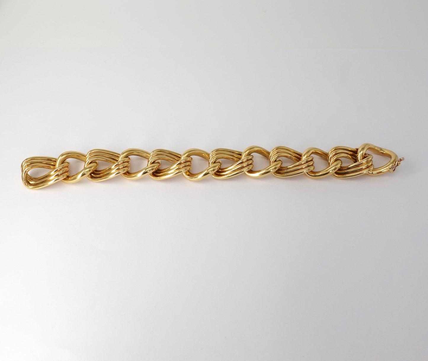 Bracciale a maglia alternata