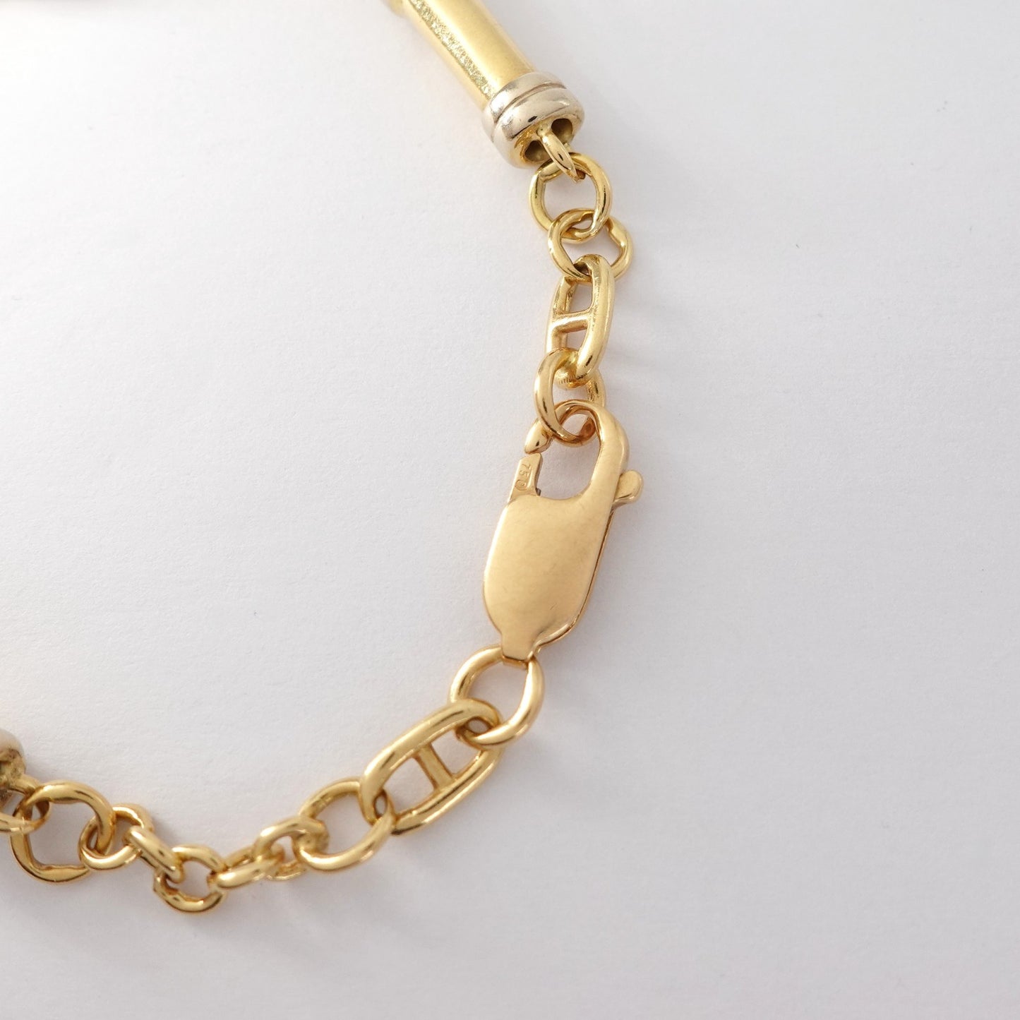 Bracciale con maglia mista