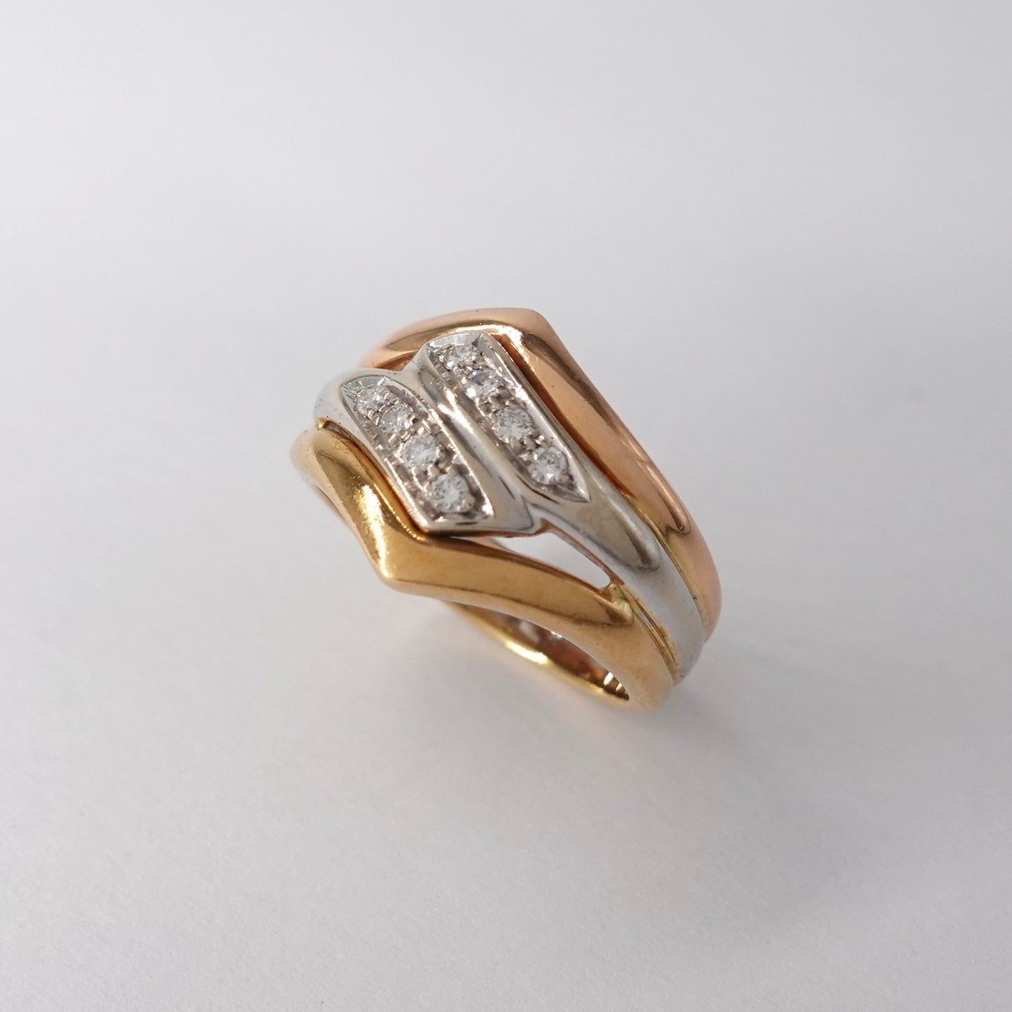Anello con diamanti